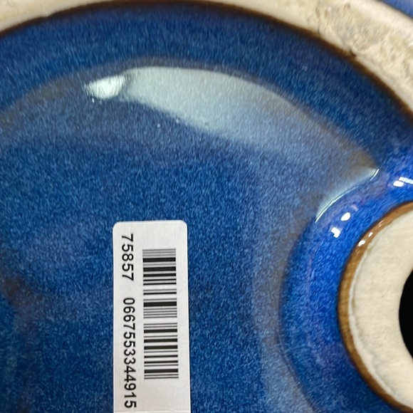 Bath and Body Works Blue Whale Ceramic 3 Wick Candle Holder Sea Beach *NEW* - Picture 6 of 6